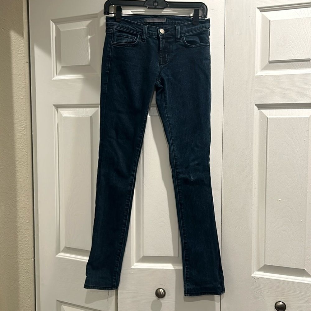 J Brand Pencil Leg Jeans, Dark Wash, Size 25